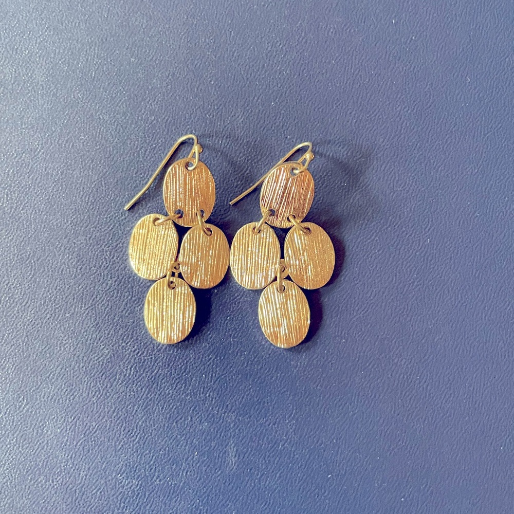 Gold Dangling Earrings